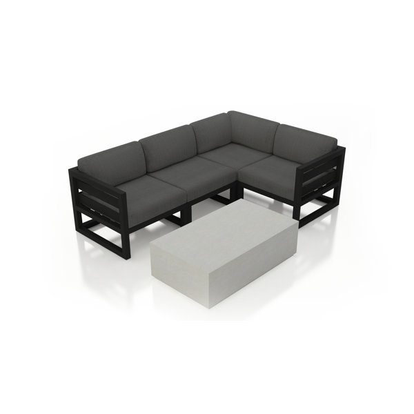 Harmonia Living Avion Mason Outdoor 5 Piece Conversation Set by Harmonia Living & Reviews